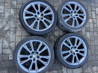 ORIGINÁL Alu Škoda Zenith R18, 5x112 - LETNÍ PNEU - 2