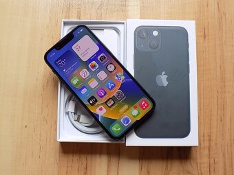 APPLE iPhone 13 mini 128GB Black - ZÁRUKA - TOP STAV - 2