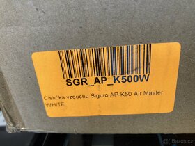 Čistička vzduchu Siguro AP-K500W Air Master - 2