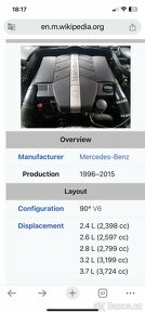 motor Mercedes Benz M112 - 2