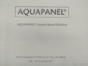 Aquapanel outdoor Knauf 12,5x900x2500 mm - 2