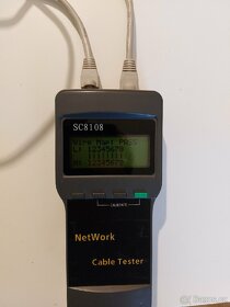 SC8108 Network cable tester - zkoušečka ethernet kabelů - 2