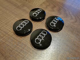 Audi středové kryty 60mm černé - 2