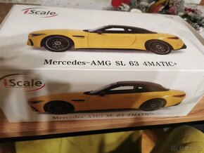 Model auto mercedes benz SL 63 amg 1:18(škoda,tatra,ab - 2