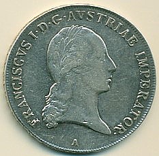 Mince František I. 1 Tolar konvenční  1823 A - 2