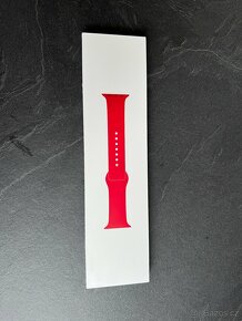 Apple Watch 45, 44, 42 mm Red Sport Band - 2