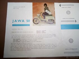 JAWA 50- orig. prospekt - 2