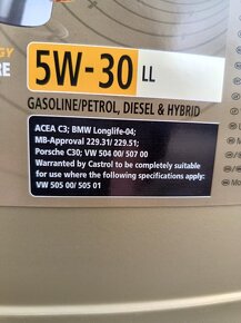 Motorový olej CASTROL EDGE 5W-30 LL TOP CENA - 2