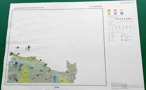 Mapy geochemie povrch.vod - ostravsko - 7 ks - 2