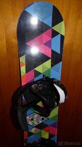 snowboard ELAN PRODIGY vel.137cm + vázání BURTON - 2