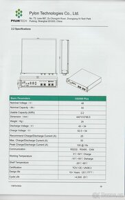 BATERIE FOTOVOLTAIKA Lithium-Ion, 2,2kWh, 48V - 2