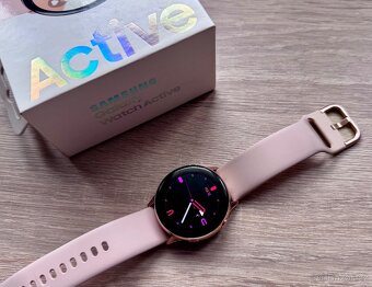 Chytré hodinky Samsung Galaxy Watch Active 40mm Rose Gold - 2