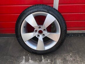 Original ALU kola Škoda DEMON 17" 7J ET49 + zimní 225/45/R17 - 2