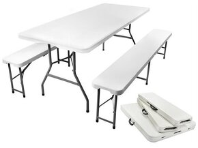 Skládací stůl a lavice - 2