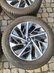 Prodám orig alu 18 Hyundai Tuscon 5x114,3 zimní pneu - 2