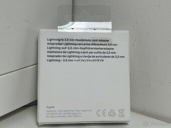 Originální Apple redukce Lightning na 3,5mm jack - 2