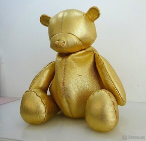 LUXUSNÝ BACKPACK " GOLD BEAR ZIPP " || " L " Made in Italy - 2