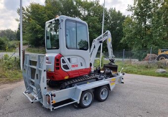 minibagr•Takeuchi•TB216•(12 kW),1865 kg,3x lžíce• - 2