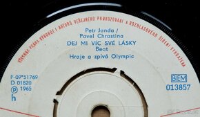 Gramofonová deska Olympic, Supraphon rok 1965 - 2