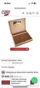 Doutniky Cohiba Esplendidos - 25ks - 2