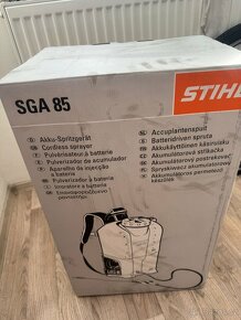 Zádový akumulátorový postřikovač STIHL SGA 85 - 2
