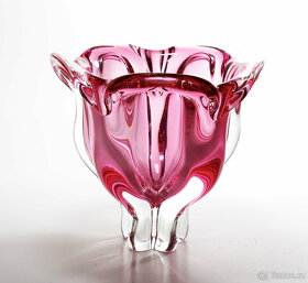 Váza hutní sklo - Josef hospodka - 2