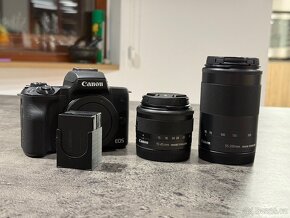 Canon M50 mark ii + 2x objektiv - 2