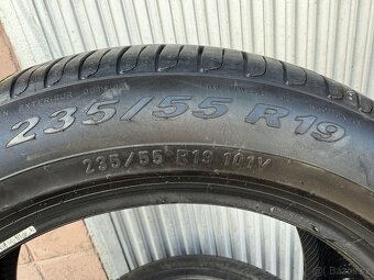 Letne pneumatiky PIRELLI dvojrozmer 235/55 + 255/50 R19 - 2