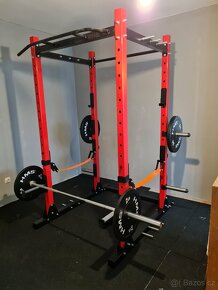 Masivní dřepovací klec - power rack, posilovací věž - 2