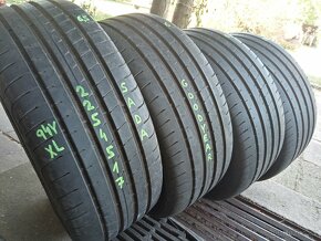 Letní pneu 4kusy 225/45/17 vzorek 90% GOODYEAR - dobírka - 2