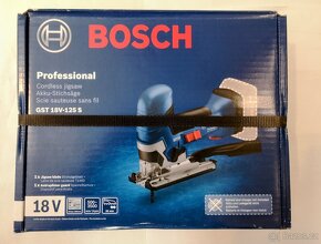 Přímočará pila Bosch Professional GST 18V-125 S+pilové listy - 2