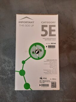 Instalační kabel CAT5e - UTP - PVC - Solarix  - 2