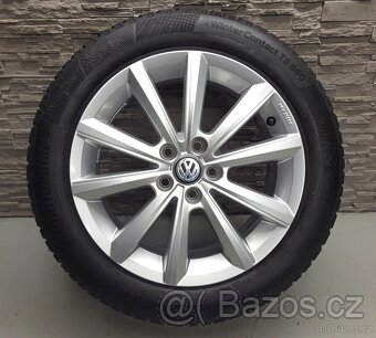 16" Originál VW Merano 5x100 zimní pneu 6-7mm - 2