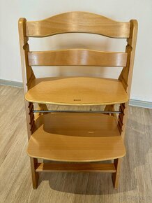 Rostoucí židlička Hauck Alpha+ dřevěná - 2
