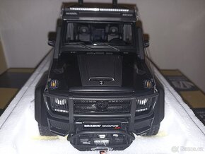 1:18 Brabus 550 Adventure Matt Black Almost Real - 2