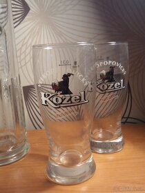 pivní sklo Pilsner Urquel, Kozel aj. - 2