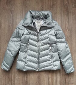 Šedá péřová bunda Eddie Bauer vel. S/M - 2