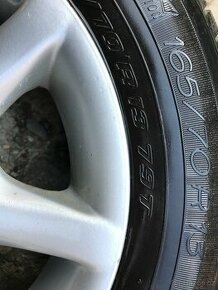 Letní kola + pneu 165/70 R13 - 2