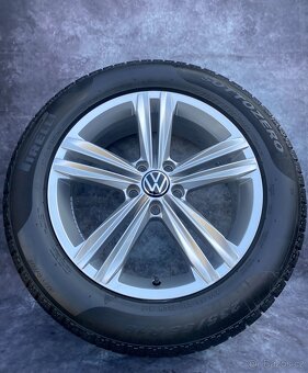 Originální ALU kola 5x112 VW Tiguan 235/55/18 DOT23 - 2