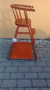 Detská dřevená jídelni židle - 2
