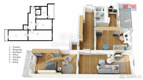 Prodej bytu 3+1, 109 m², Pardubice, ul. Palackého třída - 2