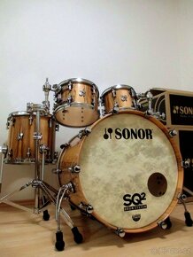 Prodám bicí Sonor SQ2, Maple, American walnut - 2