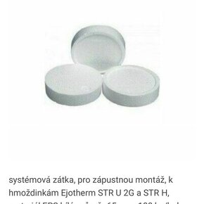 Zátky polystyrénové Rondelle+hmoždinky zatloukací H3 s trnem - 2