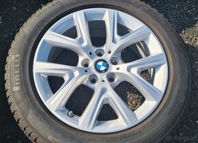 Orig. Alu kola BMW X1, 5x112 Pirelli 205/60R17, 7mm - 2