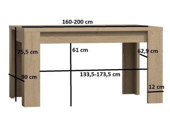 Jídelní stůl rozkládací - 2