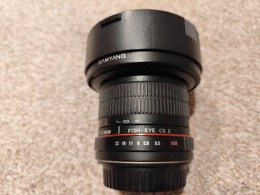 Samyang 8 mm 3.5  fish-eye  cs ll pro canon - 2