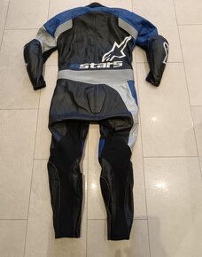 Alpinestars-Pánská kožená moto kombinéza,jednodíl - 2