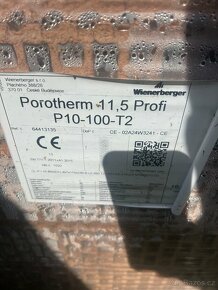 Cihly Porotherm 50 EKO plus, K, 1/2 K - 2