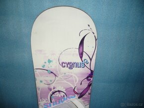 dívčí snowboard CYGNUS Mandy + vázání - 146 cm - 2