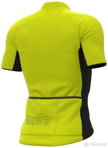 Cyklistický dres ALÉ SOLID COLOR BLOCK žlutý - 2